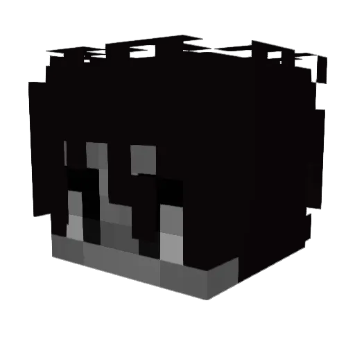Counter_Pounters Minecraft avatar head, 3D render