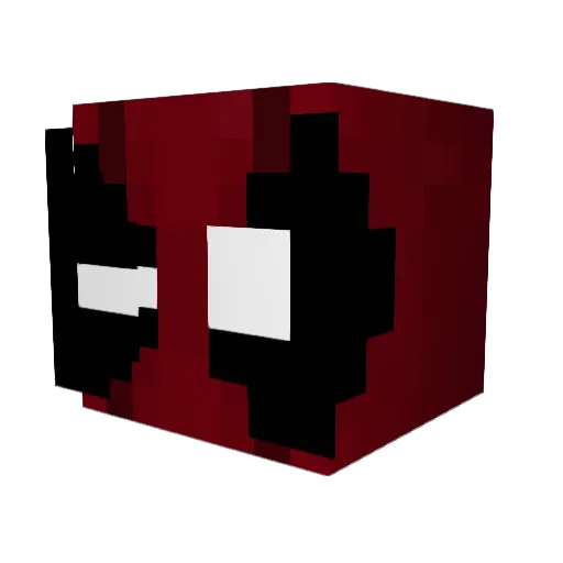 Counterstraves Minecraft avatar head, 3D render