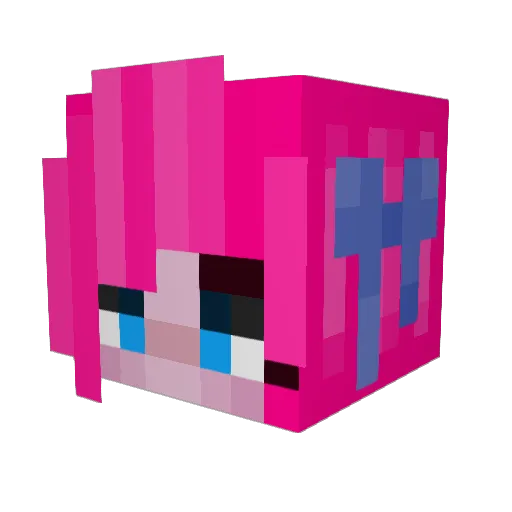 CountessAlyx09 Minecraft avatar head, 3D render