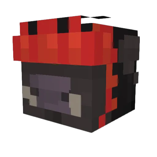 CountessChewi Minecraft avatar head, 3D render