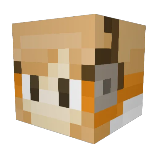 CountessTamarack Minecraft avatar head, 3D render