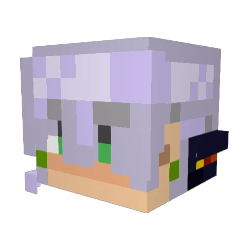 CountryHoodlum Minecraft avatar head, 3D render