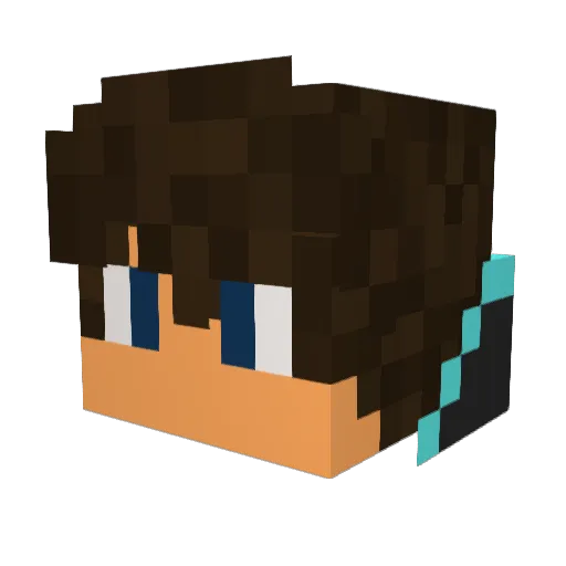 Countryboy1346 Minecraft avatar head, 3D render