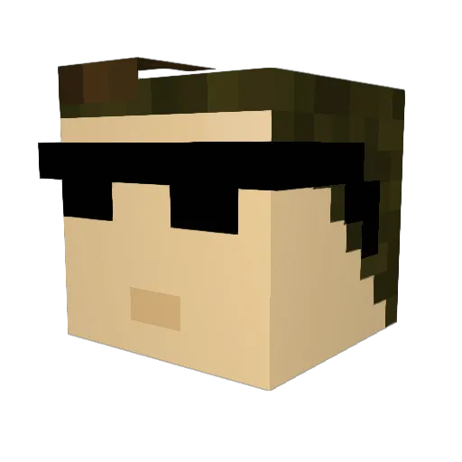 Countryboy248 Minecraft avatar head, 3D render