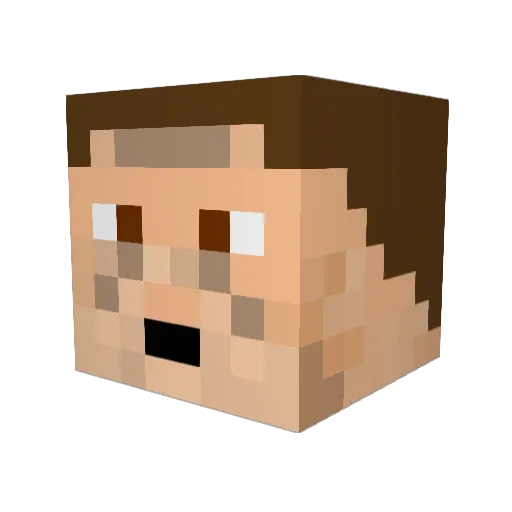 Countryboy408 Minecraft avatar head, 3D render