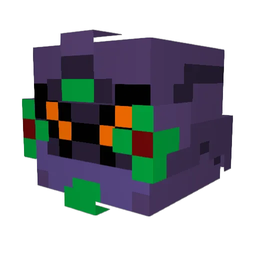 Countyx11 Minecraft avatar head, 3D render