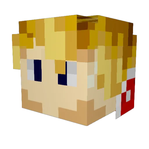 Coup_de_Jarnac Minecraft avatar head, 3D render