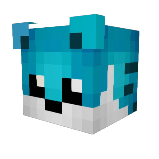 Court_may Minecraft avatar head, 3D render