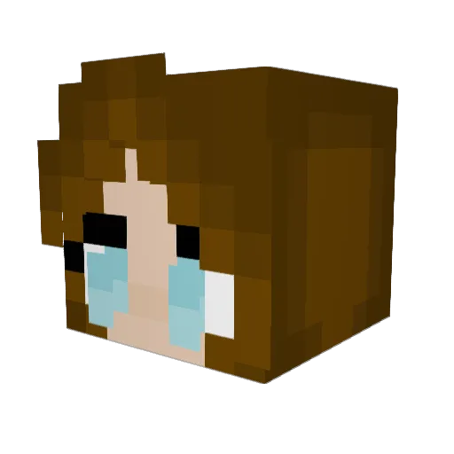 CourtneyFairy Minecraft avatar head, 3D render