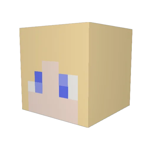 CourtofLaw730 Minecraft avatar head, 3D render