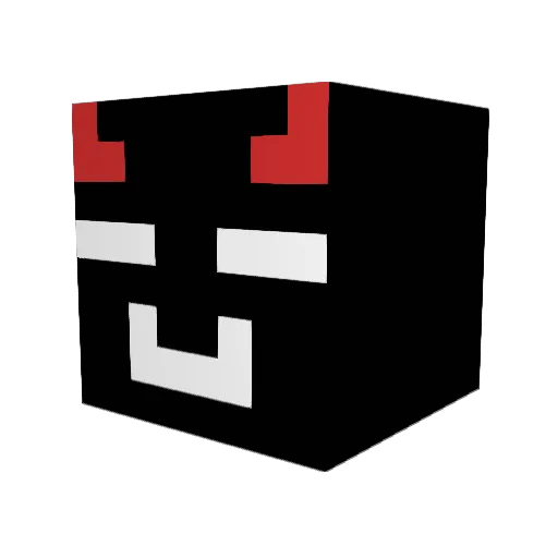 Cova13 Minecraft avatar head, 3D render