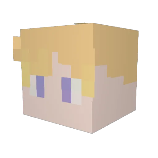 Covedragon301 Minecraft avatar head, 3D render