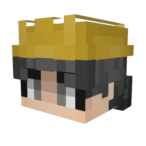 Covenglade Minecraft avatar head, 3D render