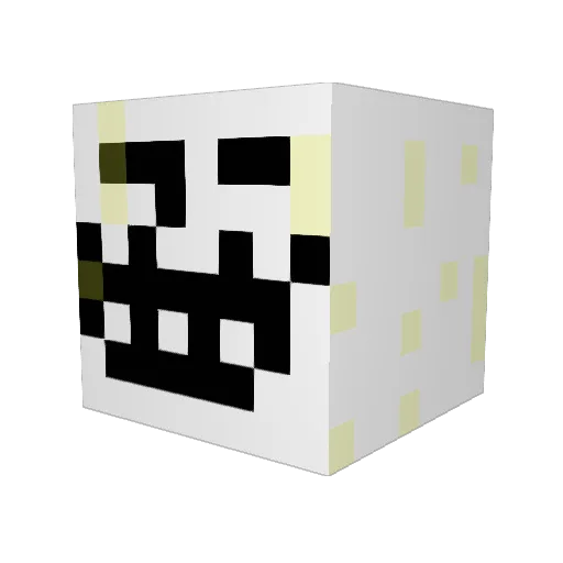 CoverYrselfInOil Minecraft avatar head, 3D render