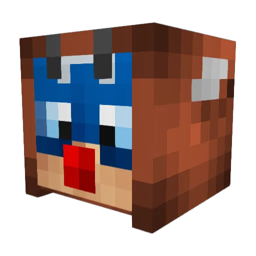 CoveringStorm52 Minecraft avatar head, 3D render