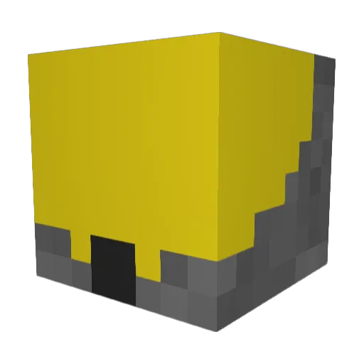 Covert15 Minecraft avatar head, 3D render