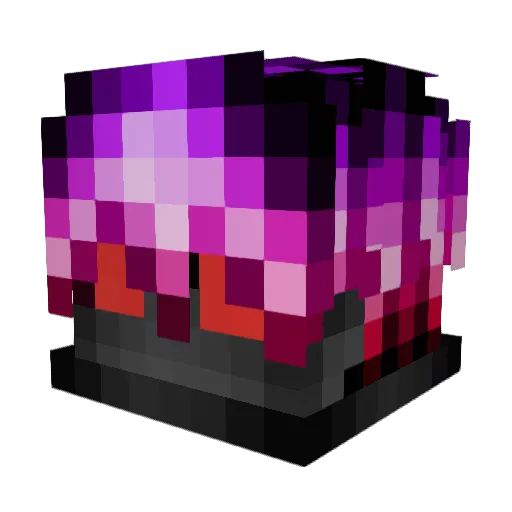 Covid_19_XD Minecraft avatar head, 3D render