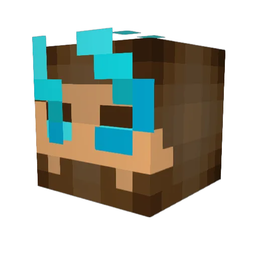 Covid_Slayer Minecraft avatar head, 3D render
