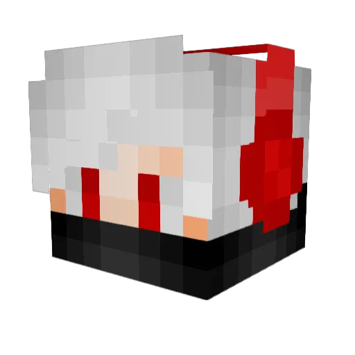 Covinho Minecraft avatar head, 3D render