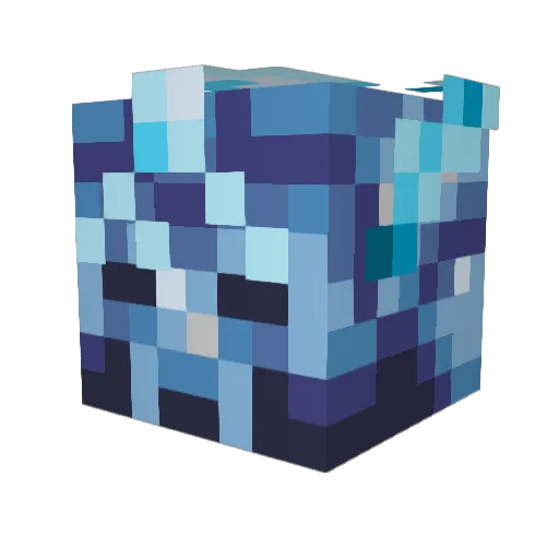 CowBoyDan2021 Minecraft avatar head, 3D render