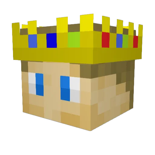 CowCrafter54 Minecraft avatar head, 3D render