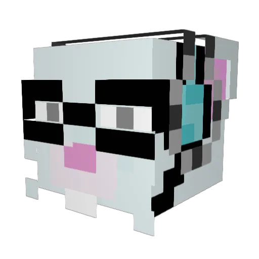 CowISBadd Minecraft avatar head, 3D render
