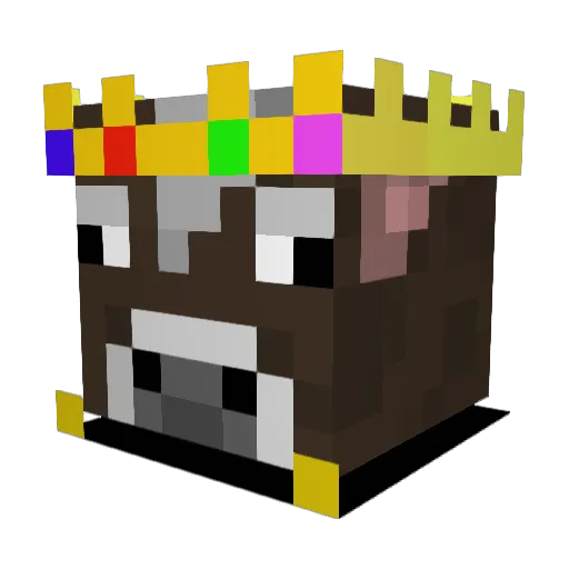 CowIsCool1_ Minecraft avatar head, 3D render