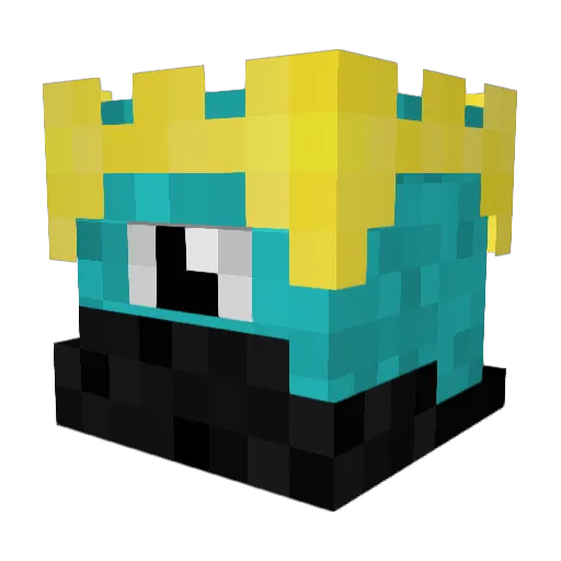 CowLord37 Minecraft avatar head, 3D render