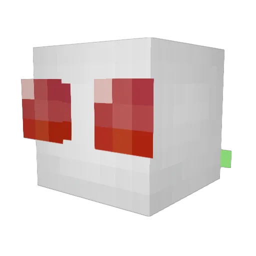 CowOnMC Minecraft avatar head, 3D render