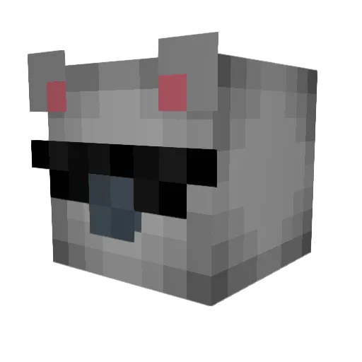 CowPatty69 Minecraft avatar head, 3D render