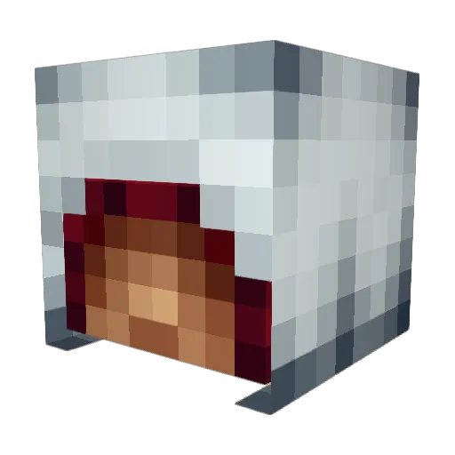 CowPup Minecraft avatar head, 3D render