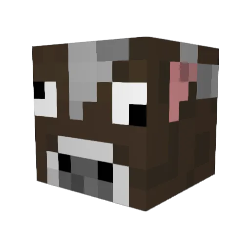 Cow_Lover24 Minecraft avatar head, 3D render