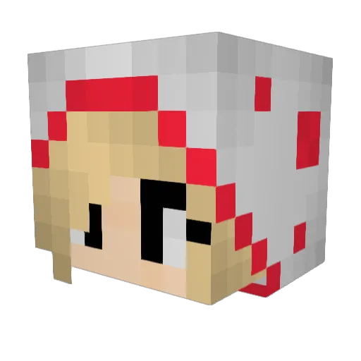 Cow_Lover_77 Minecraft avatar head, 3D render
