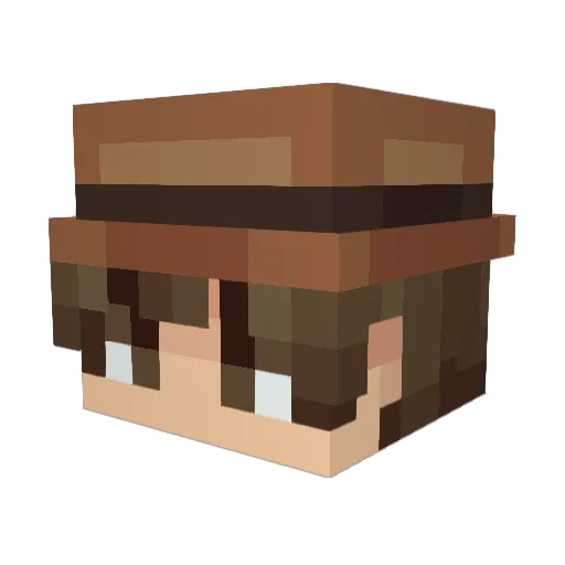 Cowboi_Jesso Minecraft avatar head, 3D render