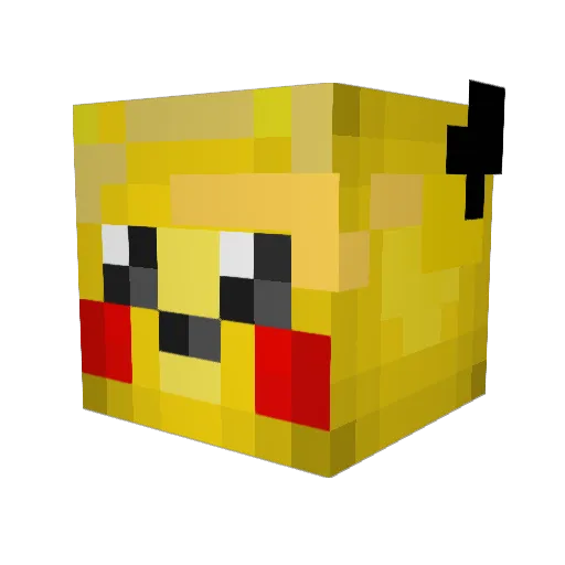 Cowboy128 Minecraft avatar head, 3D render