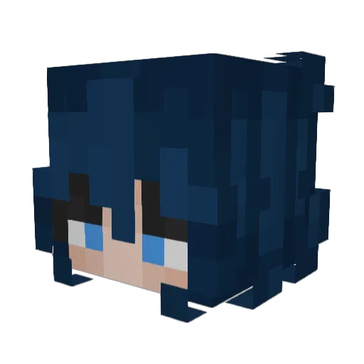 CowboyLemon Minecraft avatar head, 3D render