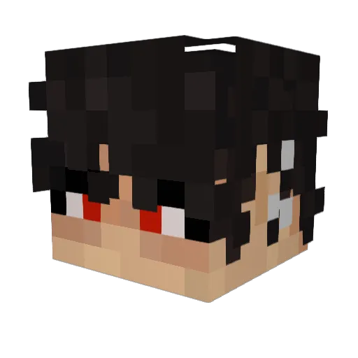 CowboyMantis Minecraft avatar head, 3D render