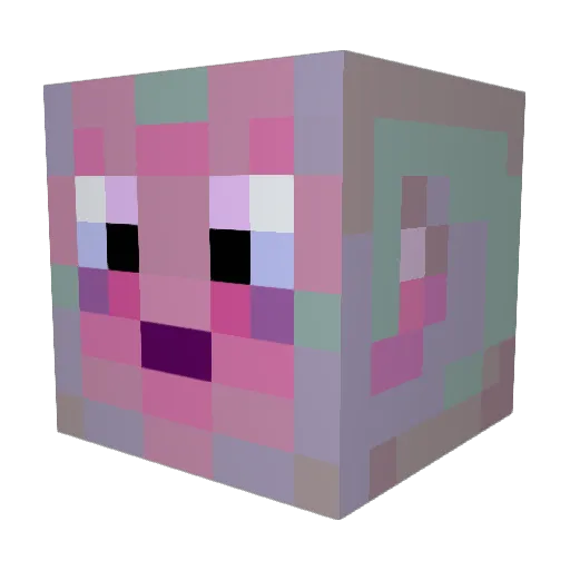 CowboyTeeth Minecraft avatar head, 3D render