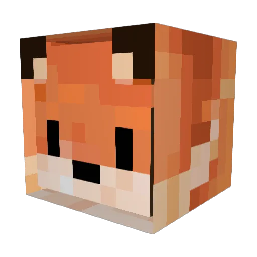 Cowboypmj18 Minecraft avatar head, 3D render