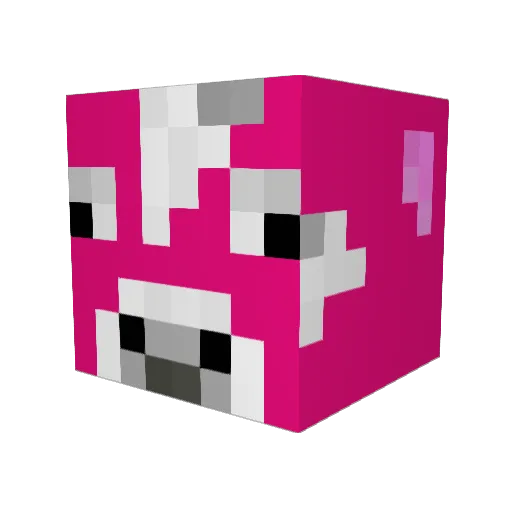 CowgoesMoo2 Minecraft avatar head, 3D render