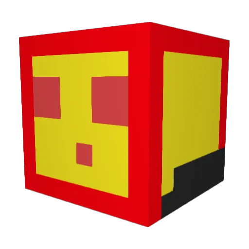 Cowser08 Minecraft avatar head, 3D render