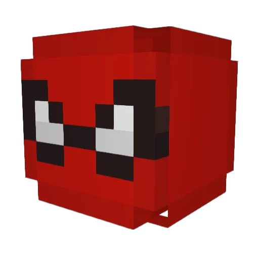 Coyotea1 Minecraft avatar head, 3D render