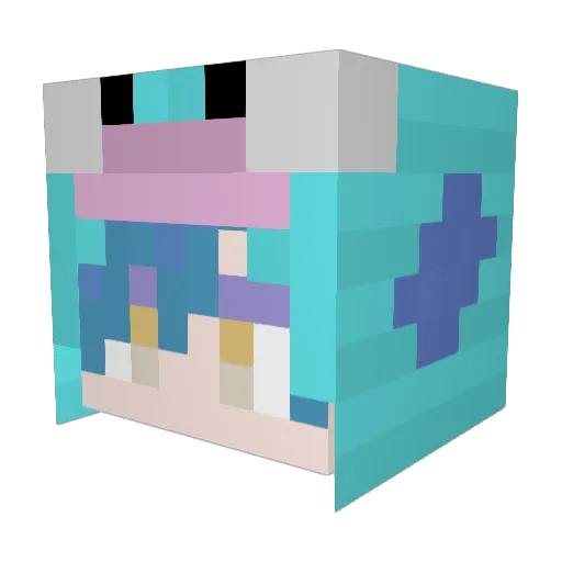 Coyozo95104 Minecraft avatar head, 3D render