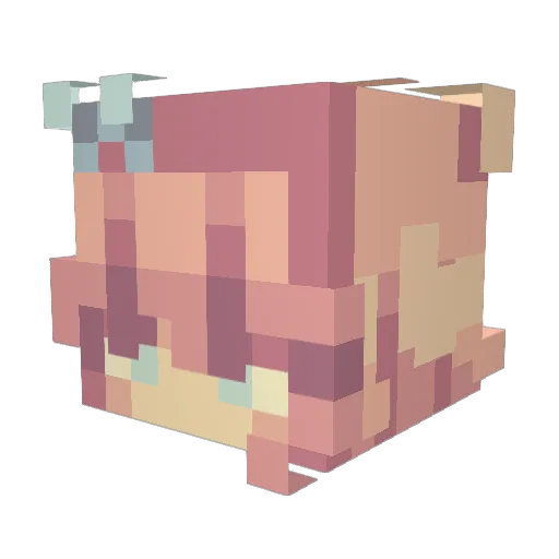 CozyApfel Minecraft avatar head, 3D render