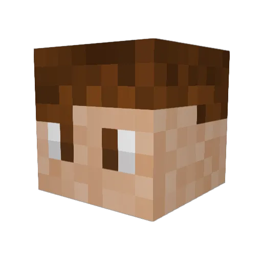 CozyBTW Minecraft avatar head, 3D render