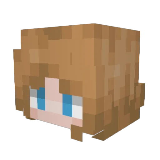 CozyChillSage Minecraft avatar head, 3D render