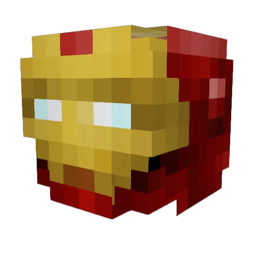 CozyClappedU Minecraft avatar head, 3D render