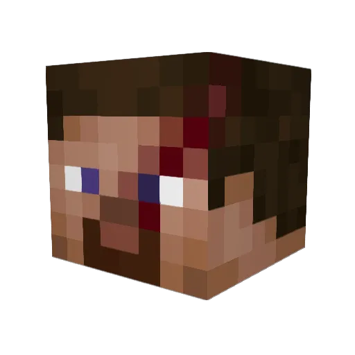 CozyClover34 Minecraft avatar head, 3D render