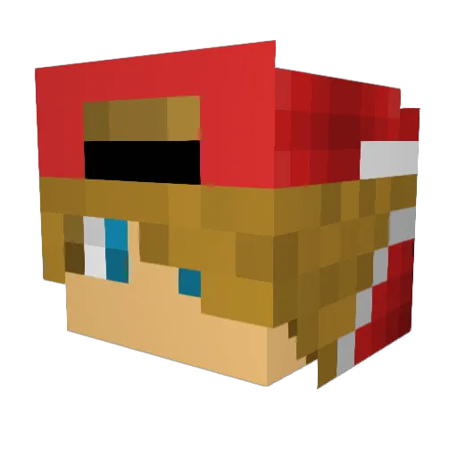 CozyDiamond Minecraft avatar head, 3D render