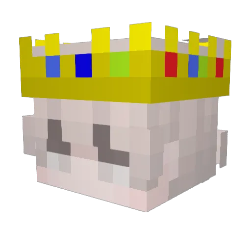 CozyLad Minecraft avatar head, 3D render
